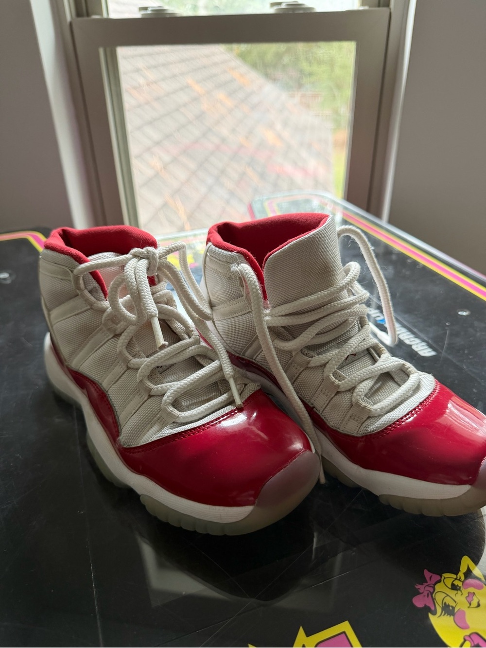 Kids jordan Bred 11’sHigh-Top Athletic Shoes